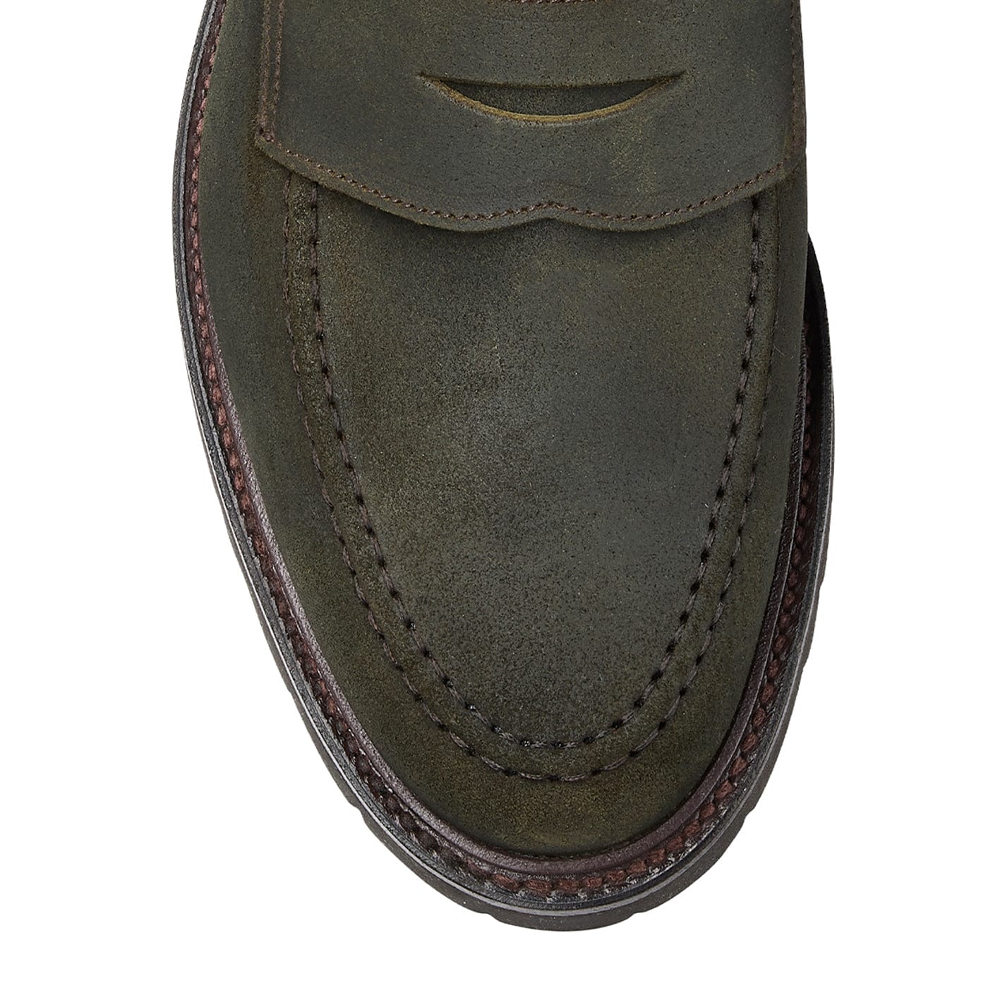 Boston 2 Green Rough-Out Suede - Image 4