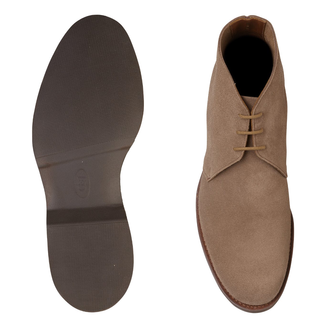 Chukka 4 Taupe Reverse Butt Suede - Image 2