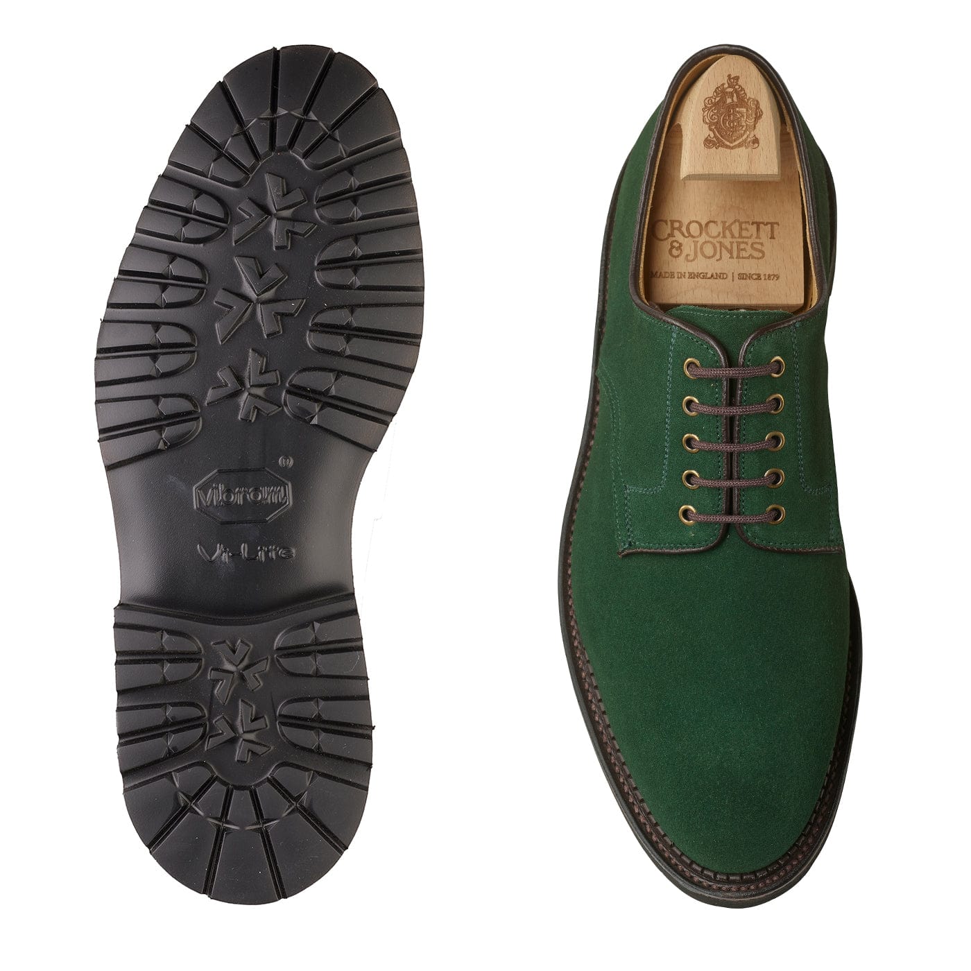 Grasmere Bottle Green Suede - Image 2