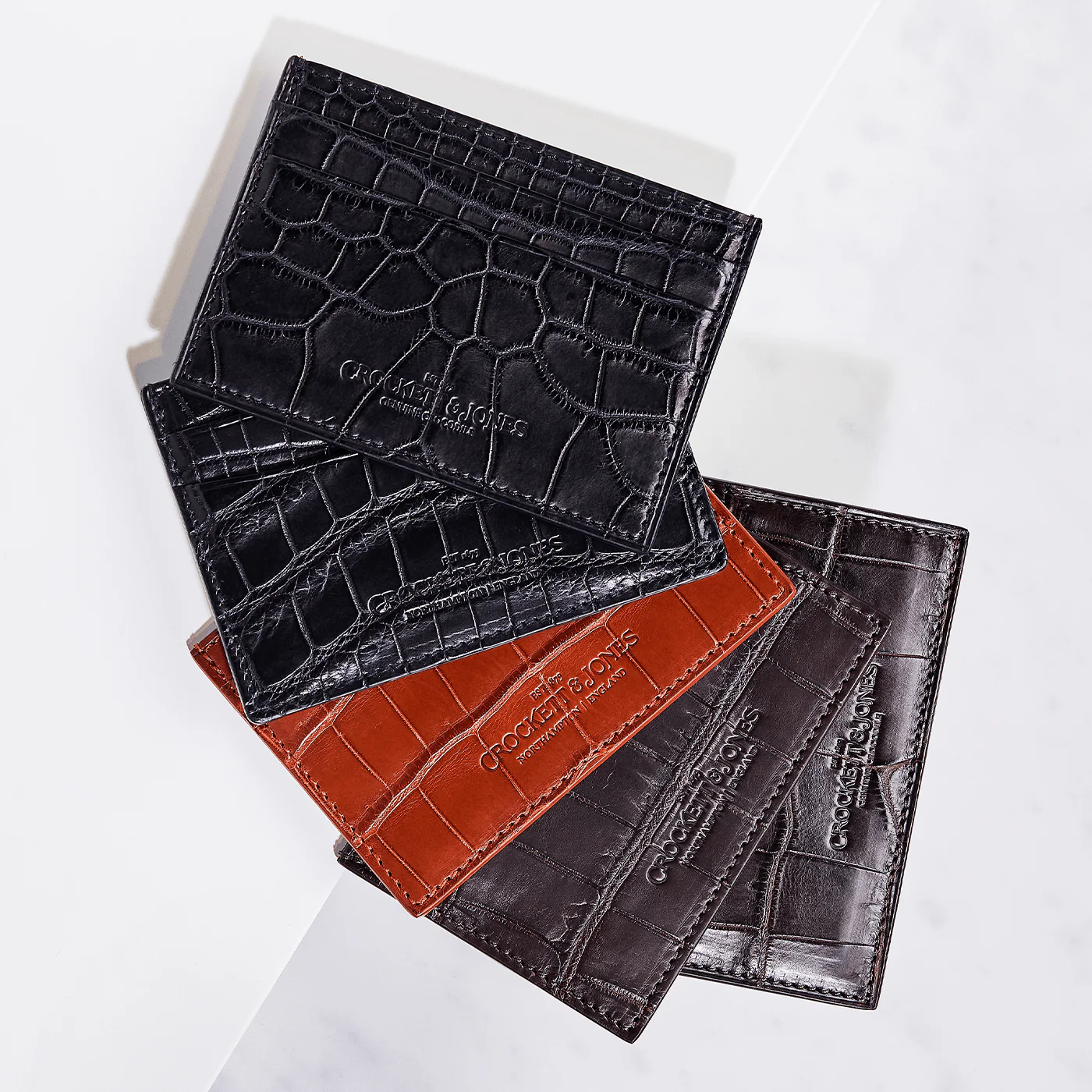 Card Holder Black Crocodile - Image 5