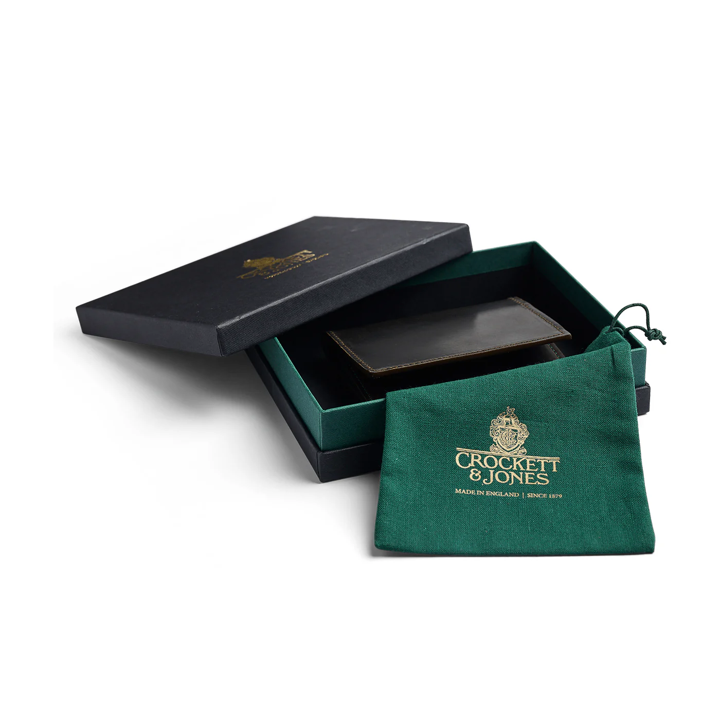 Folded Card Case Dark Brown Cordovan - Image 4