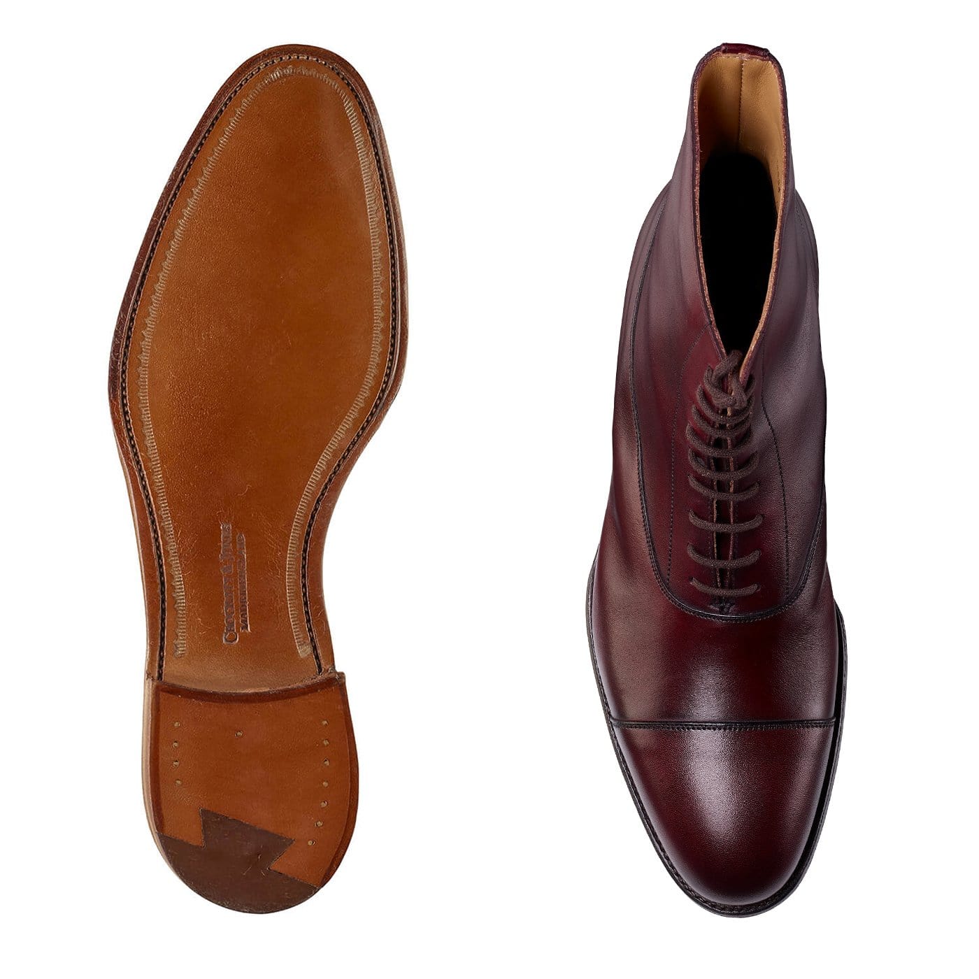 Olivia Burgundy Burnished Calf - Image 2