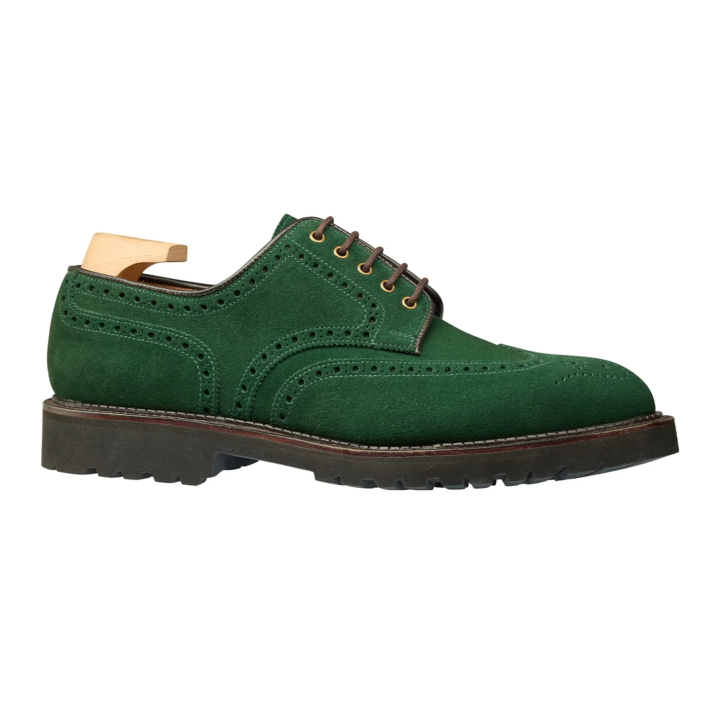Pembroke Bottle Green Suede - Image 3