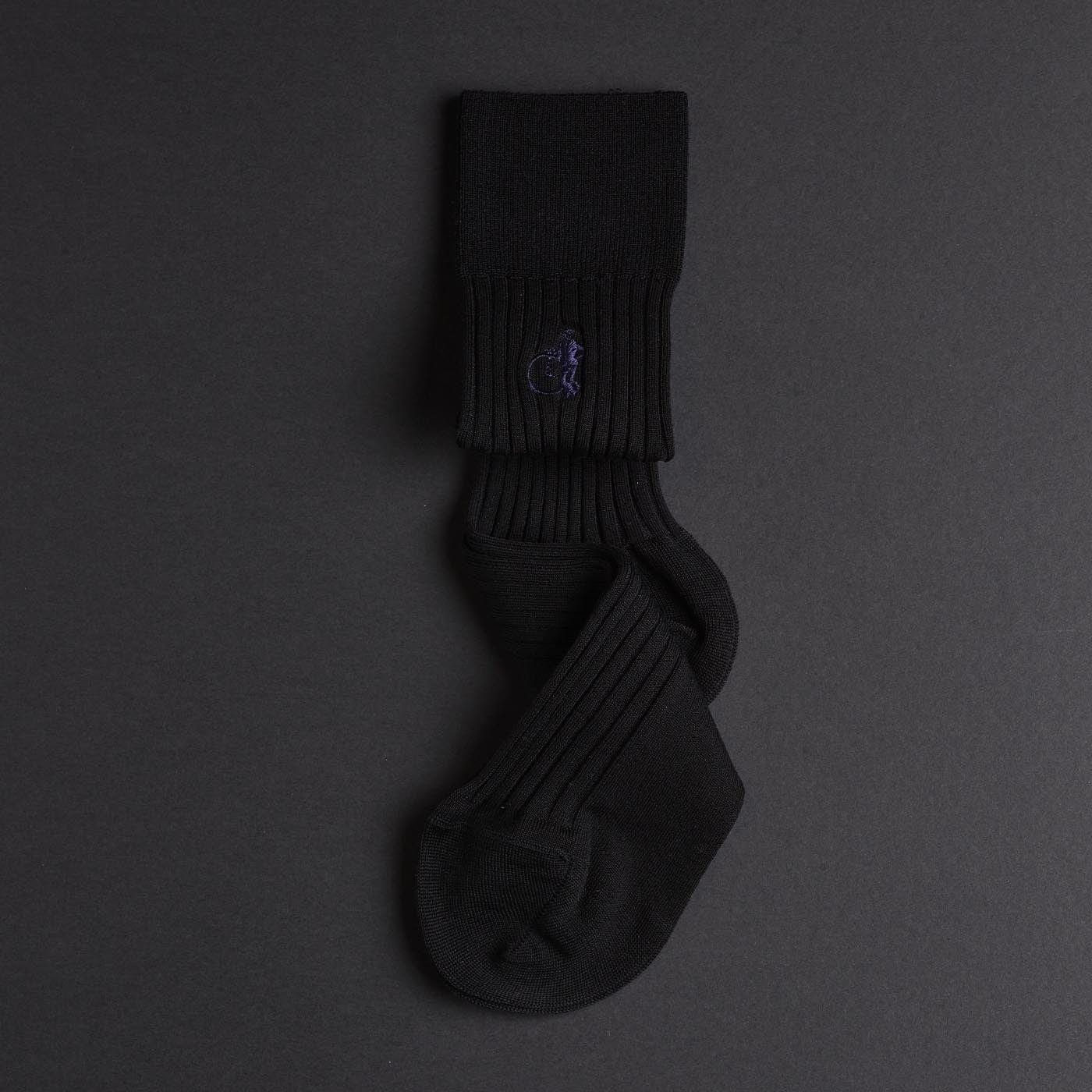 Simply Sartorial Socks - Ebony Black - Image 2