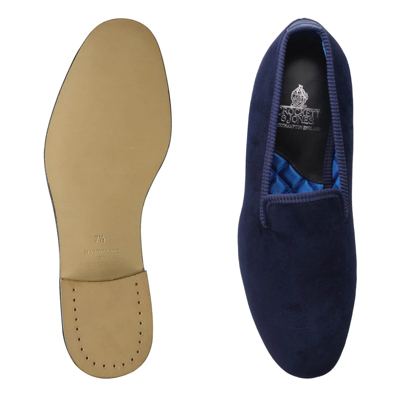 Plain Albert Navy Velvet (Mens) - Image 2